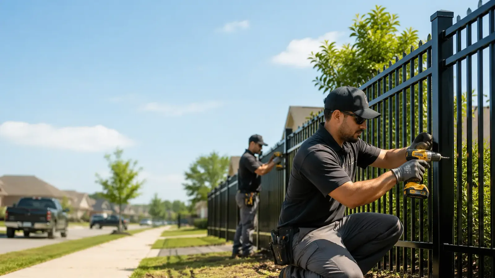 Metal Fence Installation in Omaha, IL